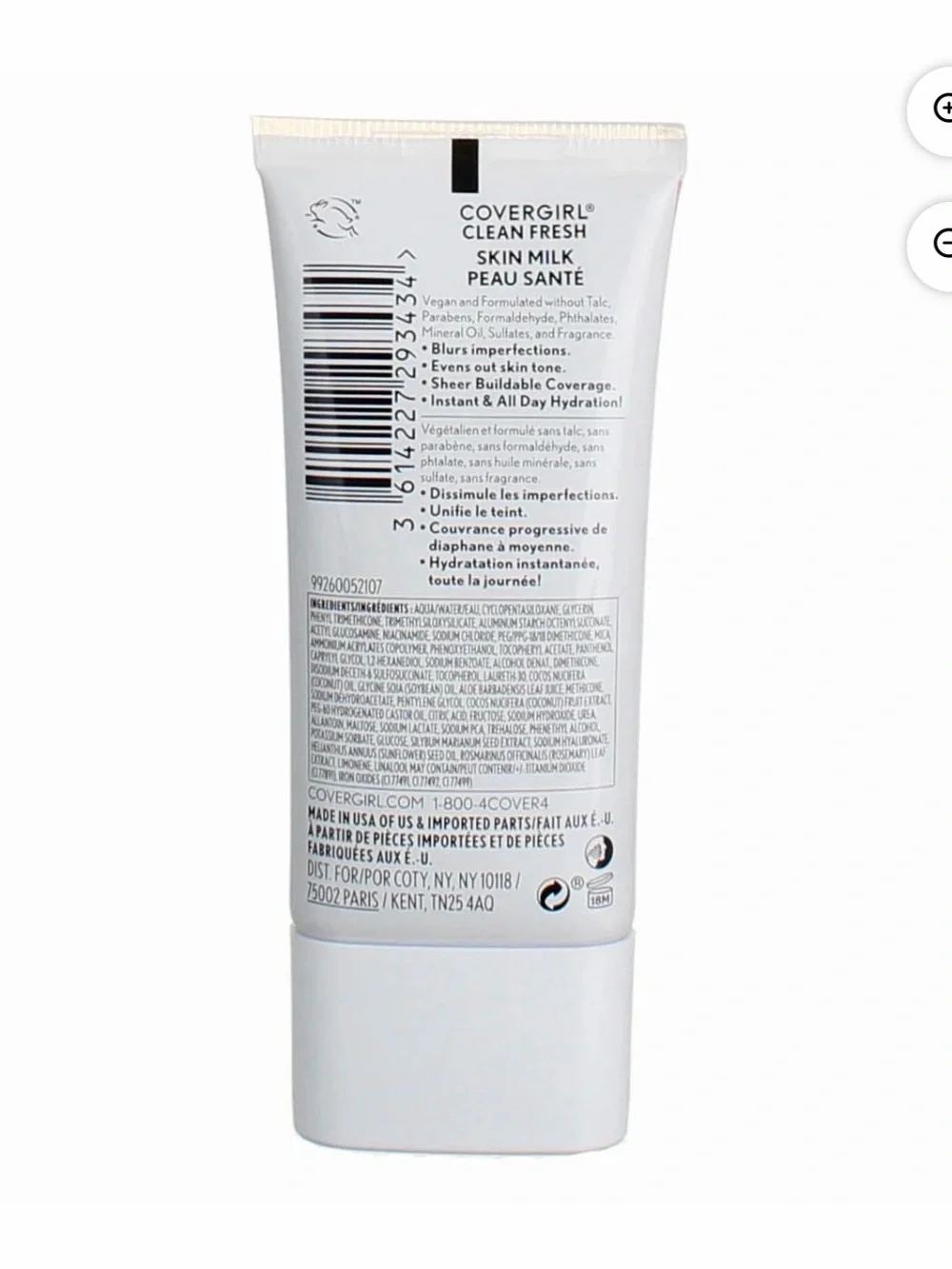 NWT COVERGIRL Clean Fresh Skin Milk Foundation - Color 510 Porcelain
